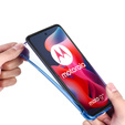 Чехол для Motorola Moto G24 / G24 Power / G04, Gradient Dropproof, Фиолетовый / синий