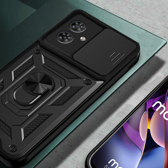 Чохол NOX Camera Slide Motorola Moto G54 5G, CamShield Slide, чорний