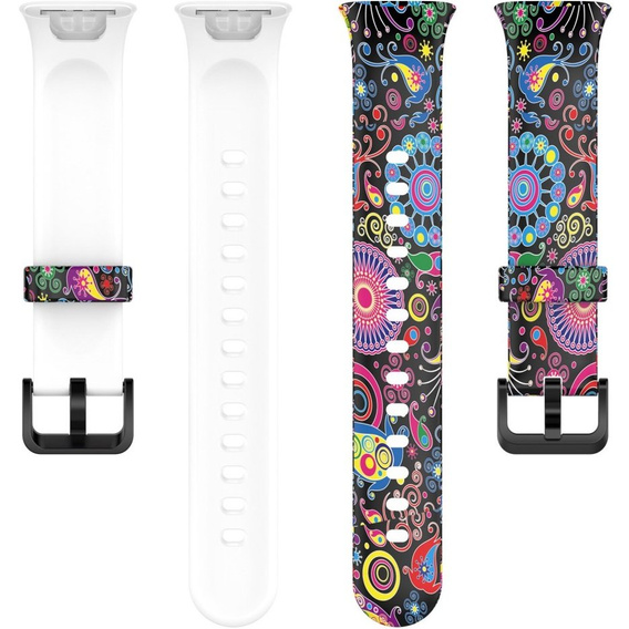 Силіконовий ремінець для Xiaomi Mi Band 7 Pro, Peacock