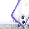 Чехол ERBORD Hybrid Frame для iPhone 13 mini, Фиолетовый 