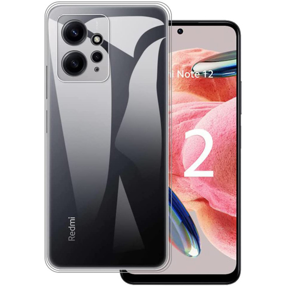 Тонкий чохол до Xiaomi Redmi Note 12 4G, Slim, прозорий