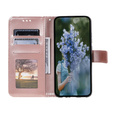 Откидной чехол для Xiaomi Redmi Note 13 Pro+, Mandala, розовый rose gold