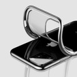 Etui ERBORD TPU Frame do iPhone 13 Pro Max  - Clear / Silver