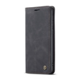 Чехол CASEME для Samsung Galaxy M21, Leather Wallet Case, чёрный
