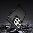 Чехол до Motorola Edge 50 Pro, Carbon, чёрный