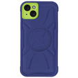 Чехол для iPhone 15, ERBORD Armor Mag, синий
