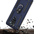 Бронированный Чехол до Xiaomi Redmi Note 9, Nox Case Ring, синий