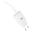 Зарядний пристрій Blue Star 18W PD / QC4.0 + Кабель Type-C - Lightning, White