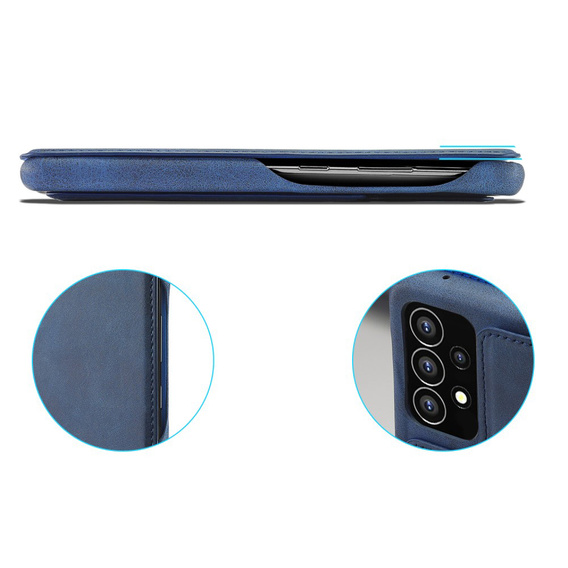 Откидной чехол для Samsung Galaxy A53 5G, LC.IMEEKE, синий