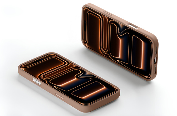 Чехол для iPhone 16 Pro, для MagSafe, ERBORD Matt Case, desert titanium + стекло для экрана