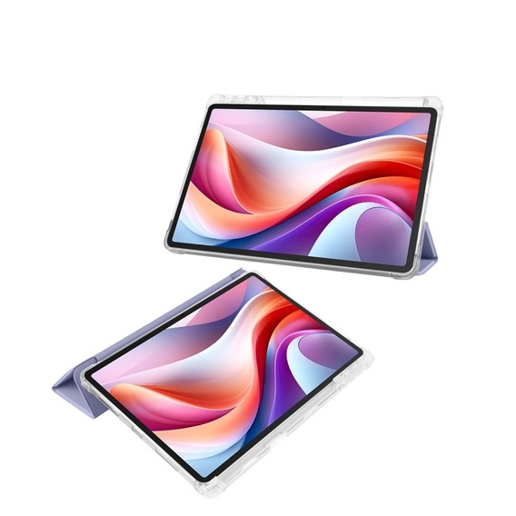 Чохол для Lenovo Tab M11, Smartcase Hybrid, з місцем для стилуса, фіолетовий