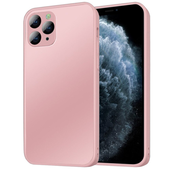 Чехол Matte Glass до iPhone 11 Pro, Matte/Pink
