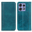 Чохол-фліп для Motorola Edge 50 Pro, Split Leather, зелений