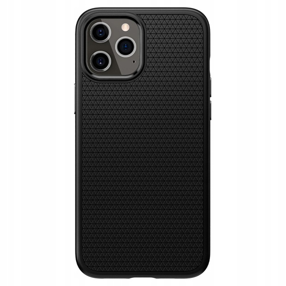 Чехол Spigen до iPhone 12 Mini, Liquid Air, чёрный
