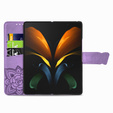 Чохол-книжка для Samsung Galaxy Z Fold 4 5G, Butterfly, фіолетовий