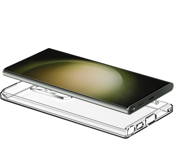Чехол до Samsung Galaxy S23 Ultra, Premium Armor Slim, прозрачный