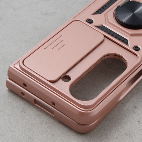 Чохол NOX Camera Slide Samsung Galaxy Z Fold5 5G, CamShield Slide, рожевий rose gold