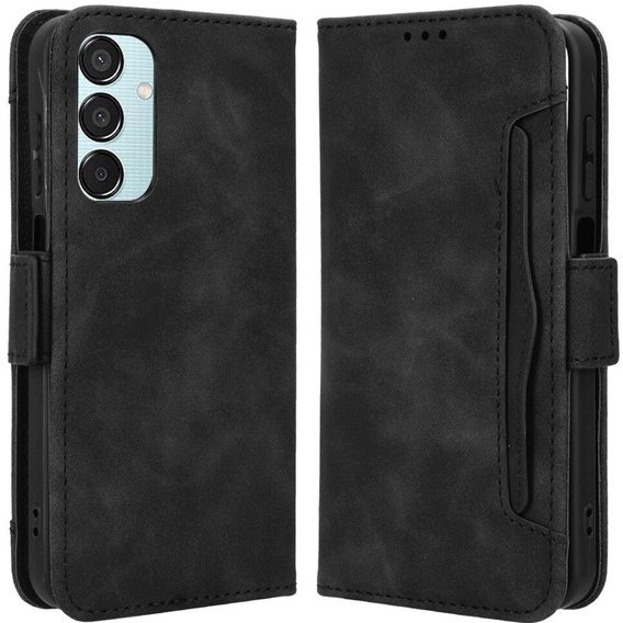 Футляр з клапаном для Samsung Galaxy M15 5G, Card Slot, чорний