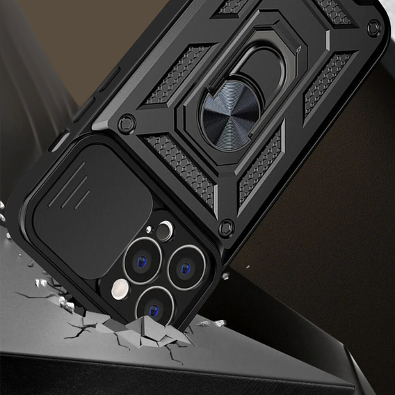 Чохол NOX Camera Slide iPhone 14 Pro Max, CamShield Slide, чорний