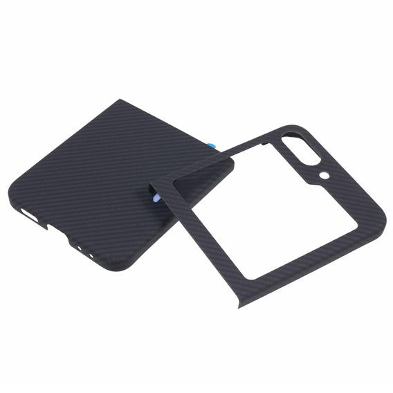 Чохол для Samsung Galaxy Z Flip7 FE / Z Flip6, Aramid Fiber Cover, чорний