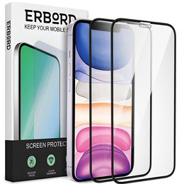 2x Керамічне гібридне скло ERBORD для iPhone XR / 11