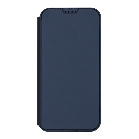 Чехол Dux Ducis для iPhone 17, Skin Pro, с клапаном, со слотом для карт, темно-синий