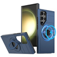 Чехол MagSafe для Samsung Galaxy S24 Ultra, Military Magnet, зелёный