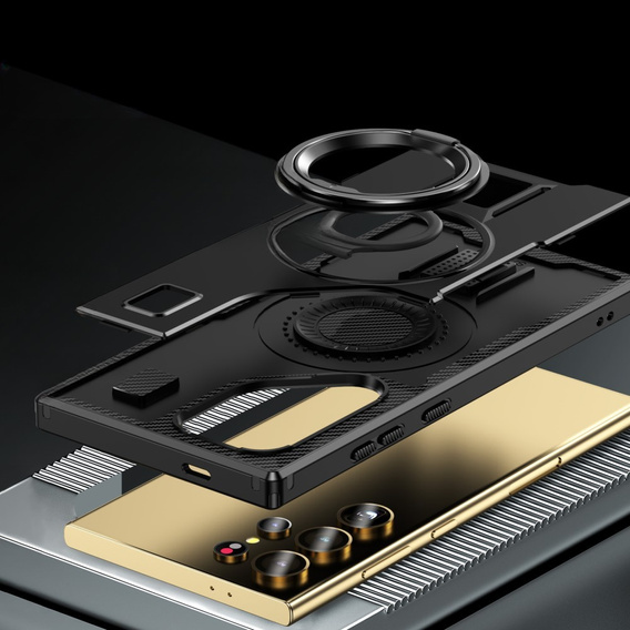 Чoхол до Samsung Galaxy S25 Ultra, Kickstand Ring, чорний