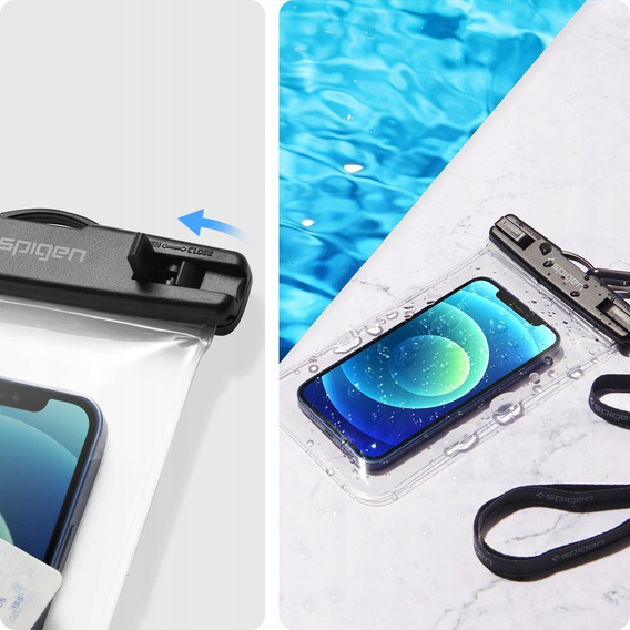 SPIGEN A600 Универсальный водонепроницаемый корпус - Black