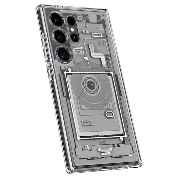 Чехол Spigen до Samsung Galaxy S23 Ultra, Ultra Hybrid, прозрачный