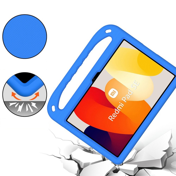 Дитячий чохол для Xiaomi Redmi Pad SE 11", дитячий чохол з ручкою, м'яти