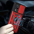 Чехол NOX Camera Slide Vivo V21 5G, CamShield Slide, красный