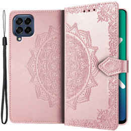 Чохол-книжка для Samsung Galaxy M53 5G, Mandala, рожевий rose gold