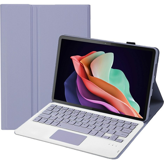 Чехол + клавиатура Lenovo Tab P11 Gen 2, Pen Slot TouchPad, фиолетовый