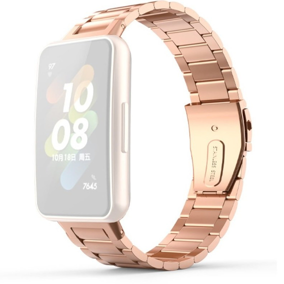 Браслет  Stainless для Huawei Band 7, Rose Gold
