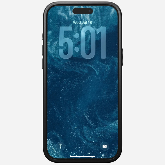 Чехол Nomad для iPhone 17 Pro Max, современный кожаный чехол, черный