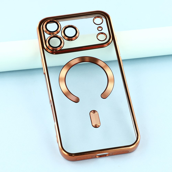 Чохол Electro MagSafe для iPhone 17 Pro, помаранчевий