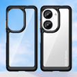 Чoхол до Asus Zenfone 9 5G / 10 5G, Fusion Hybrid, прозорий / чорний
