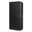 Футляр з клапаном для Xiaomi 13 Ultra, Crazy Horse Wallet, чорний