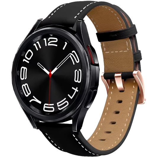 Кожаный ремешок для Samsung Galaxy Watch 42mm - Black