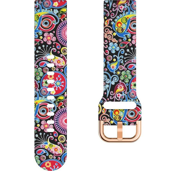 Ремешок Smooth до Samsung Galaxy Watch Active 22mm, Colorful Jellyfish