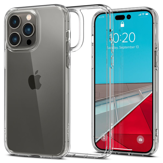 Чехол Spigen до iPhone 14 Pro Max, Ultra Hybrid, Crystal Clear, прозрачный