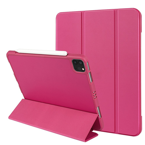 Чохол для iPad Pro 11 2021/2022, Smartcase з місцем для стилуса, рожевий