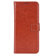 Футляр з клапаном для T Phone 2 5G, Crazy Horse Wallet, коричневий