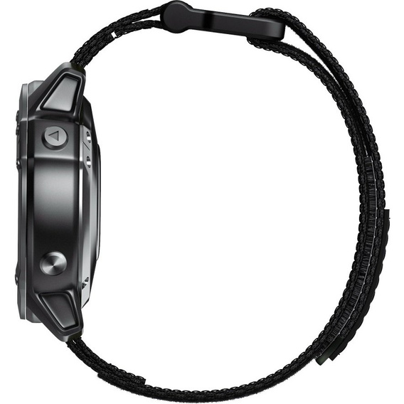 Нейлоновый ремешок до Garmin Fenix 7/Fenix 6 Pro/Forerunner 935/945/955 22mm, Black