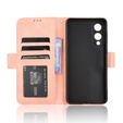 Откидной чехол для Samsung Galaxy S25 Edge, Card Slot, розовый