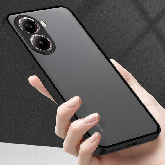 Чехол для Xiaomi Poco X7 Pro 5G, Frame Case, чёрный