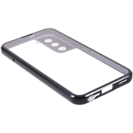 Чохол для Samsung Galaxy S21, Magnetic Dual Glass, чорний