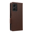 Чохол-книжка для Xiaomi Redmi Note 12 5G / POCO X5 5G, Wallet Litchi Magnet, коричневий