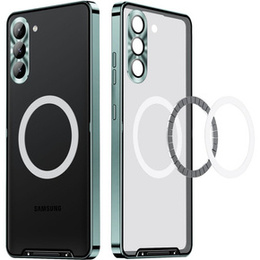 Захисний чохол для камери Samsung Galaxy S23 Plus, CamShield MagSafe, прозорий / зелений